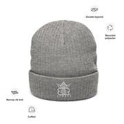 Recycelte Beanie mit Bündchen